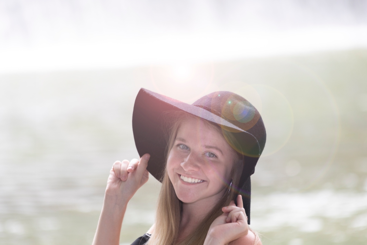 This Senior, Hannah Crutchfield, enjoys reading, swimming, and makes an awesome model as well.